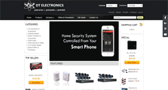 Desktop Screenshot of dtelectronicstore.com